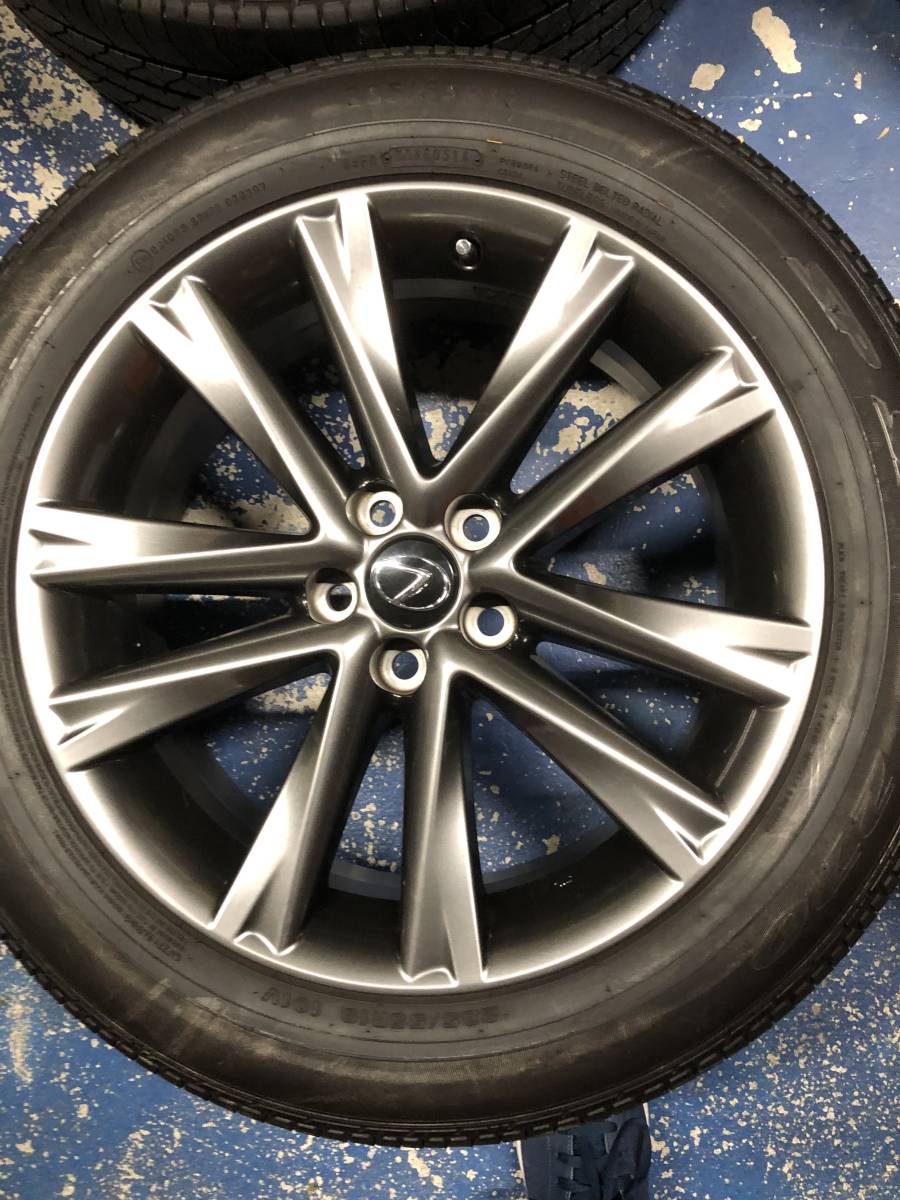 新作 洗車キズあり レクサスrx純正19インチアルミホイール 1本 ハイグロス色 ホイール