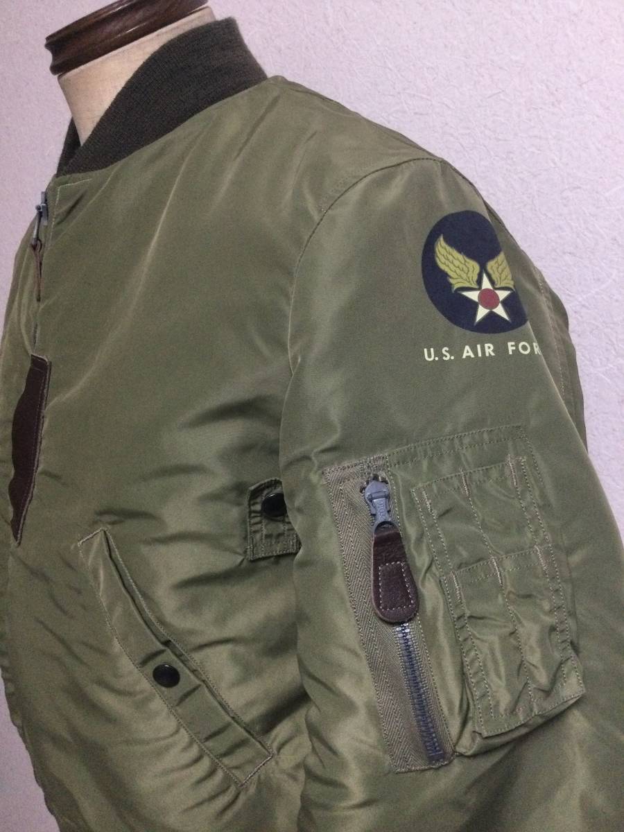 美品　バズリクソンズ B-15C MOD BUZZRICKSON'S BR11311 サイズ36 - BUZZ RICKSON\u0027S RICKSON\u0027S(バズリクソンズ)B-15C Olive(Modified)&frasl;br11311 15C（MOD)着比べコーデ