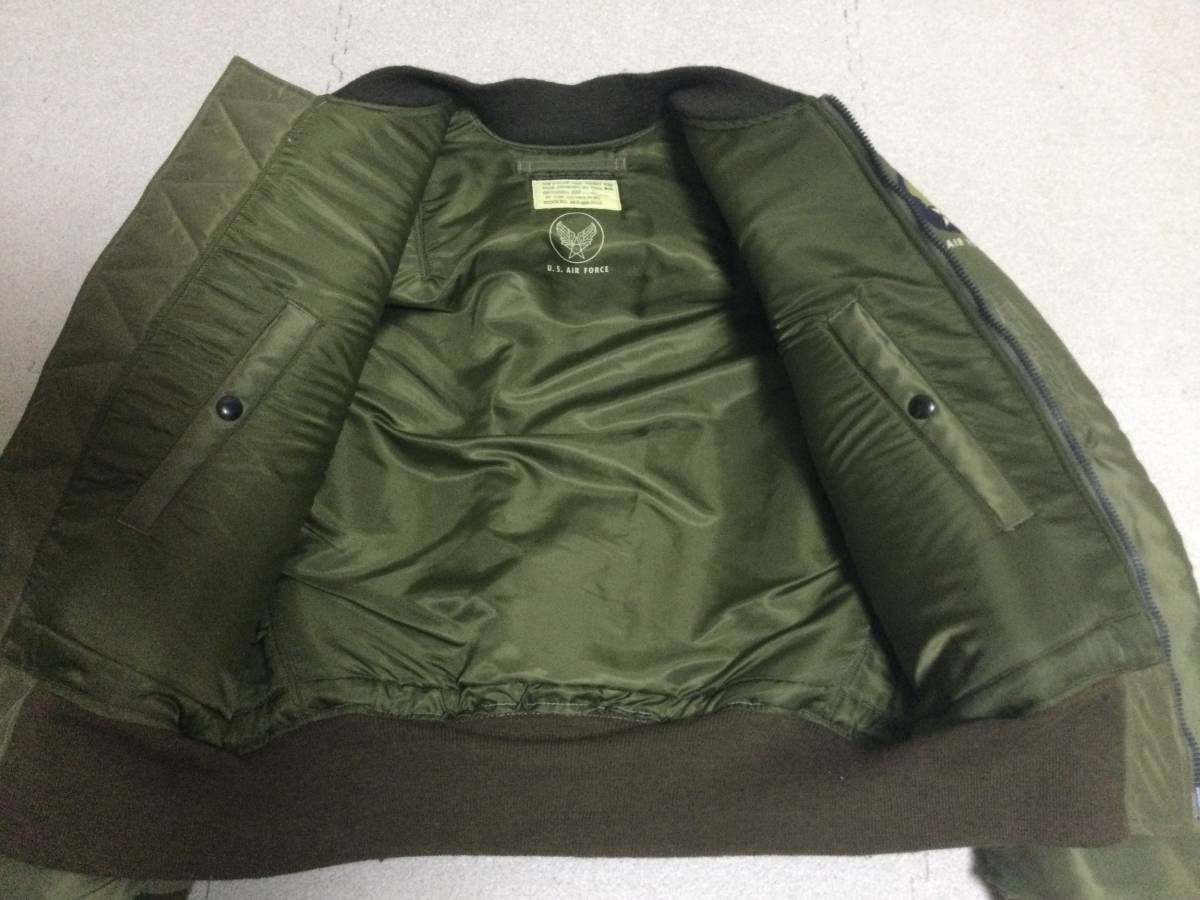 美品　バズリクソンズ B-15C MOD BUZZRICKSON'S BR11311 サイズ36 - BUZZ RICKSON\u0027S RICKSON\u0027S(バズリクソンズ)B-15C Olive(Modified)&frasl;br11311 15C（MOD)着比べコーデ