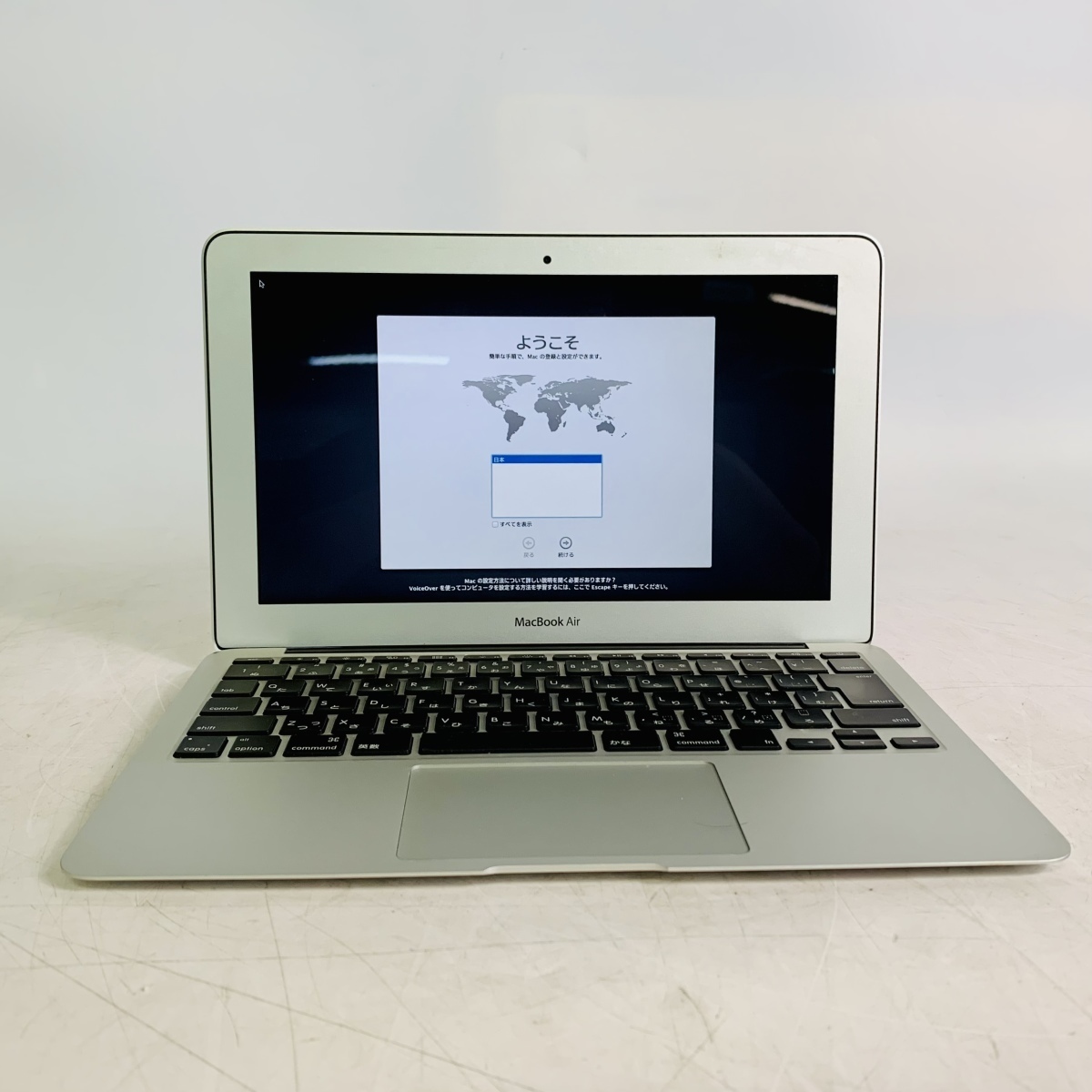 動作確認済み MacBook Air 11インチ（Mid 2011） Core i5 1.6GHz/2GB/SSD 64GB MC968J/A