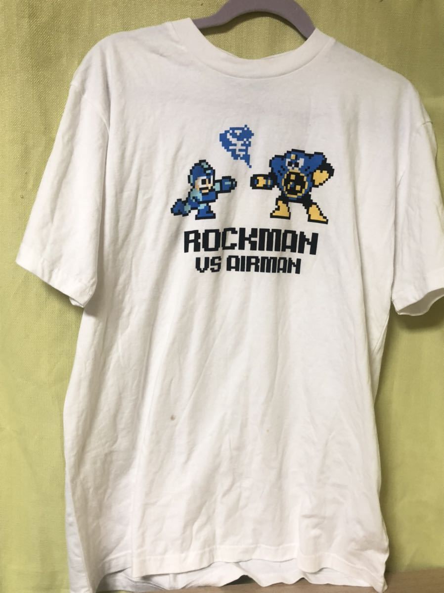 しまむら ロックマン コラボ Tシャツ メンズ Llサイズ エアーマン コミック アニメグッズ 売買されたオークション情報 Yahooの商品情報をアーカイブ公開 オークファン Aucfan Com