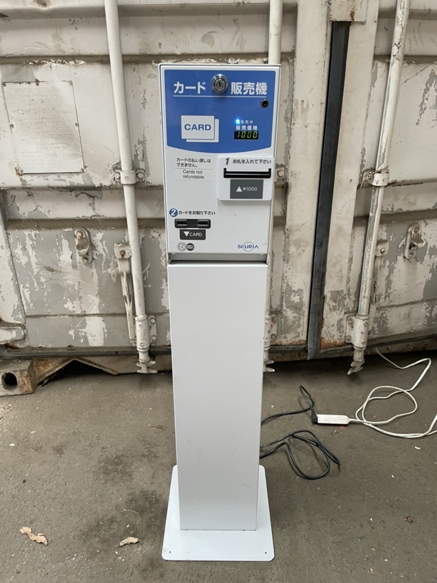 東亜電子工業 カード販売機 VML3E-2 SICURIA 1000円札 鍵付き 店舗用品