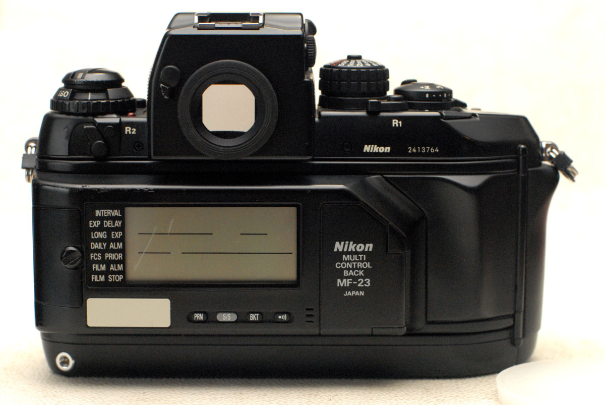 Nikon ニコン 最高峰 人気のAF高級一眼レフカメラ F4 ボディ +（MF-23