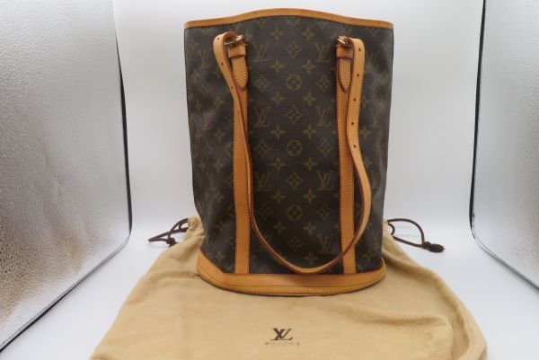 yo4506/LOUIS VUITTON ルイヴィトン バケットPM ポーチ付 ショルダーバッグ 100