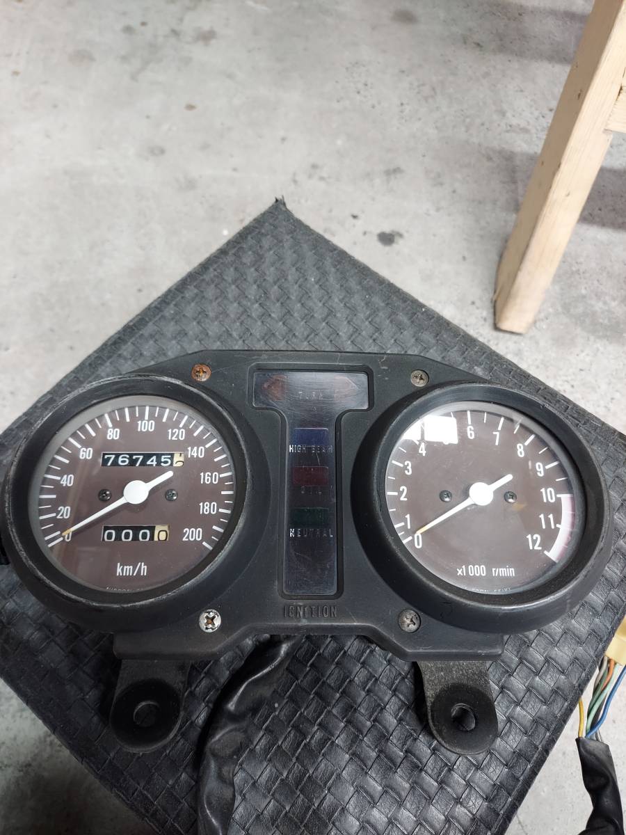 オートバイ GSX250E スピードメーター タコメーター ザリ ゴキ GSX250L