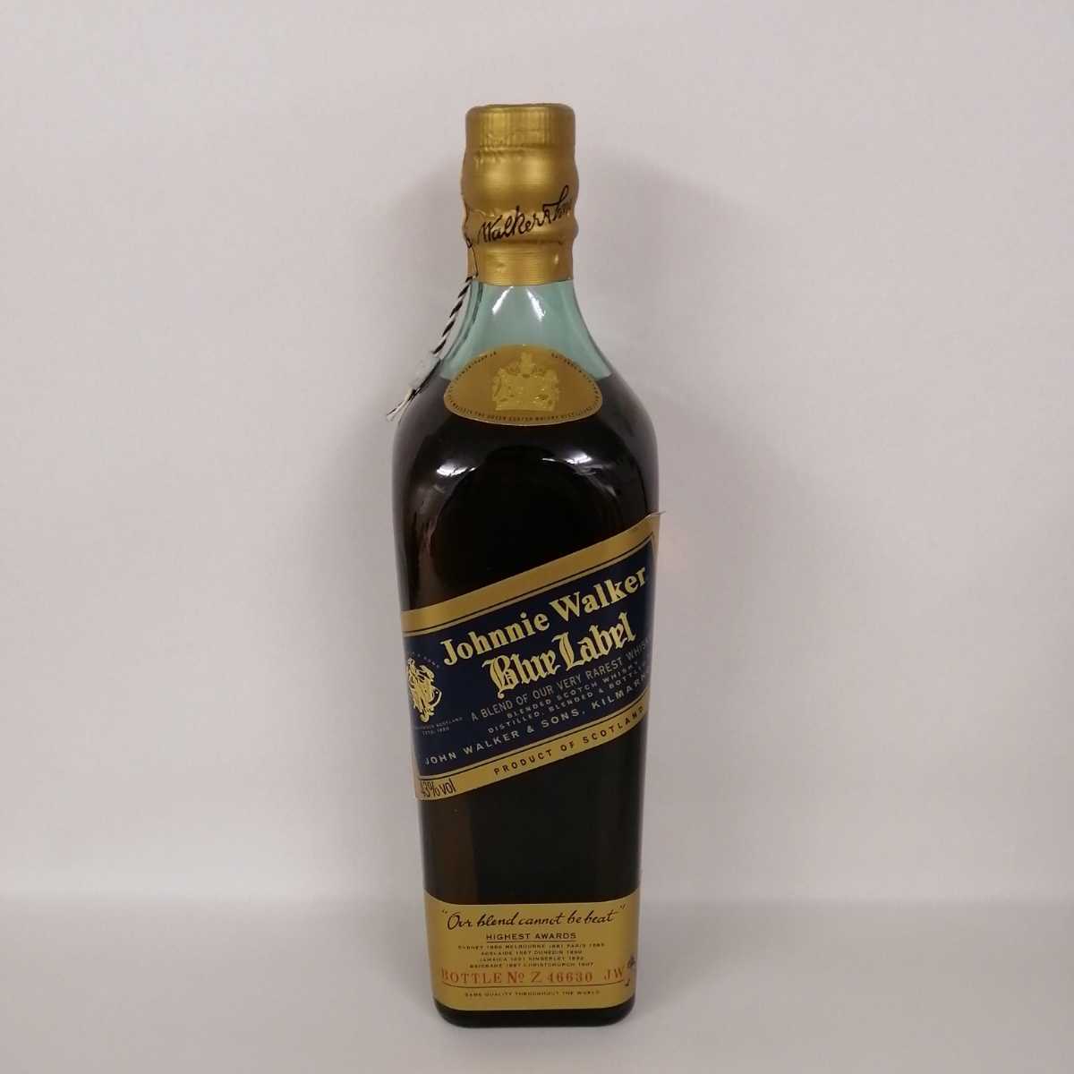 ブルーラベル ジョニーウォーカー 43% 旧ボトル 750ml ウイスキー 