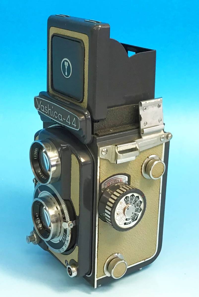 Yashica-44 二眼レフカメラ 60mm F3.5 部品取り フィルムカメラ 単焦点