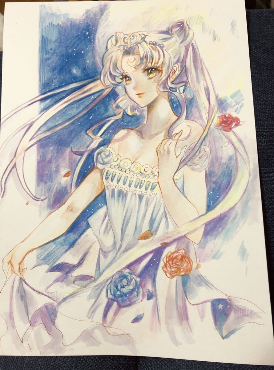 ネオクイーンセレニティ 美少女戦士セーラームーン 手描きイラスト 同人 手描きイラスト 売買されたオークション情報 Yahooの商品情報をアーカイブ公開 オークファン Aucfan Com