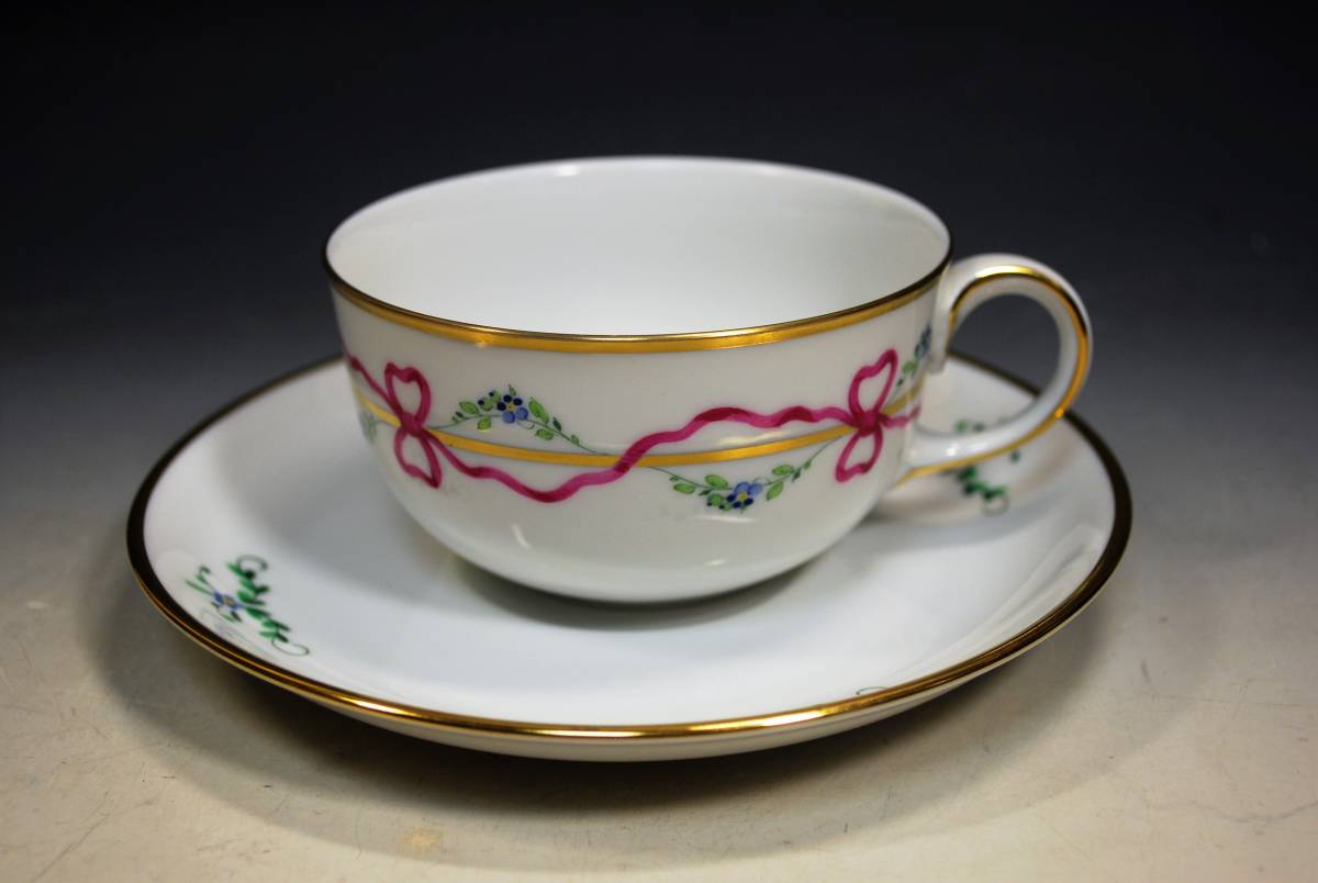 ◇中古未使用 ティーカップ＆ソーサー Augarten Vienna(6793 