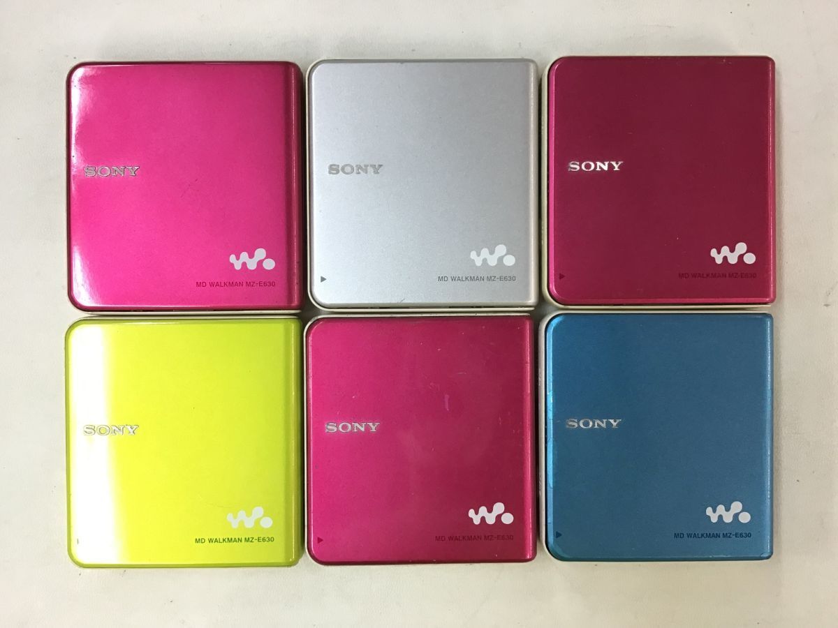 SONY MD WALKMAN MZ-E630 MDプレーヤー・MDウォークマン 6点セット