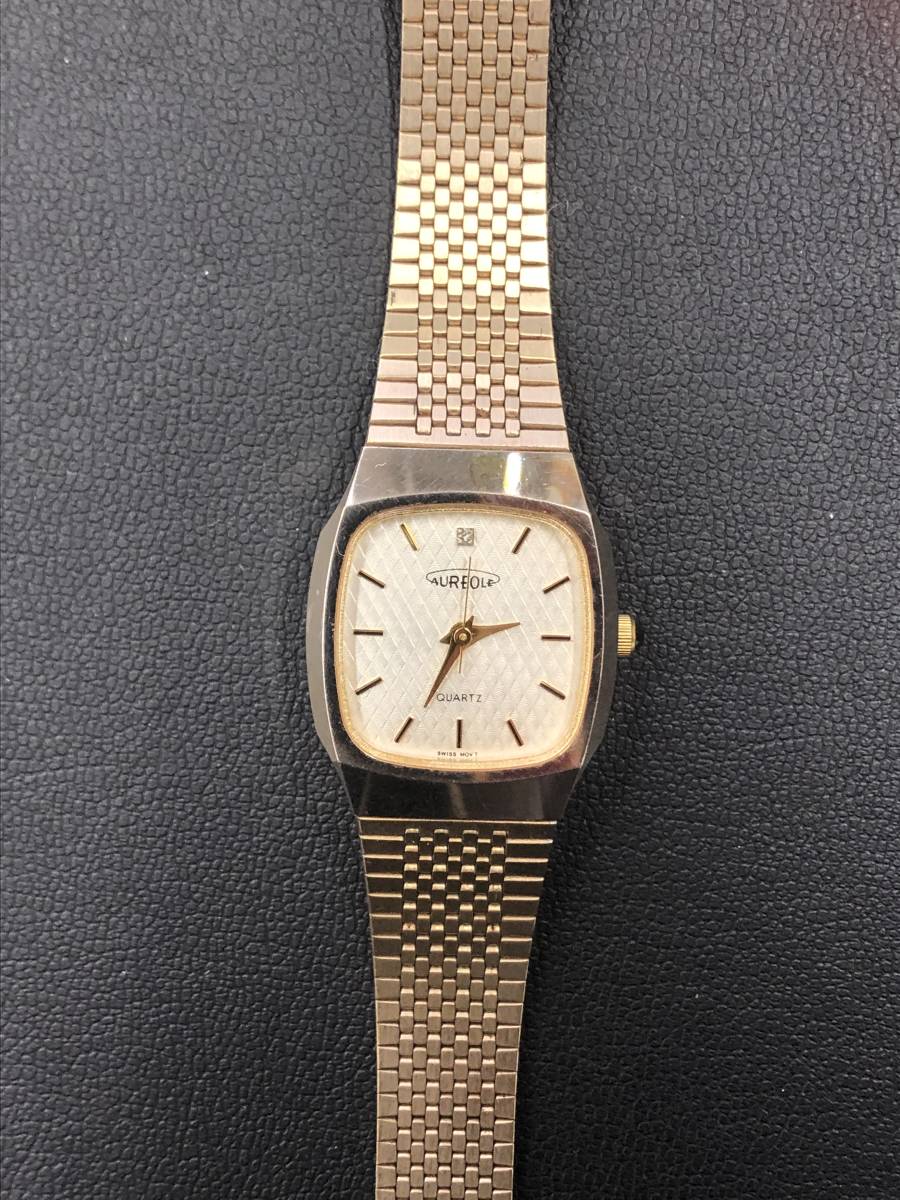AUREOLE/オレオール AUREOLE 腕時計 1P天然ダイヤ SW-363L　稼働品　レディース_1