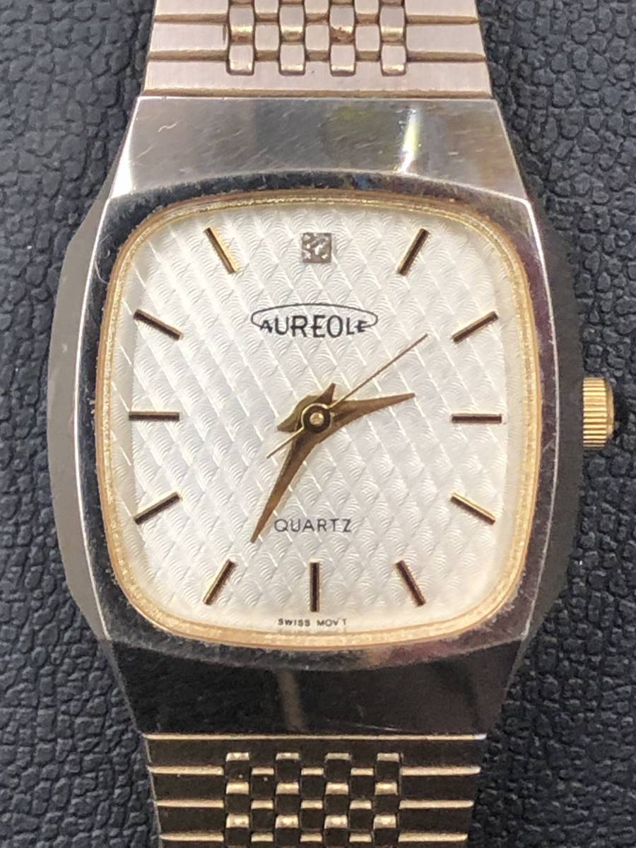 AUREOLE/オレオール AUREOLE 腕時計 1P天然ダイヤ SW-363L　稼働品　レディース_2