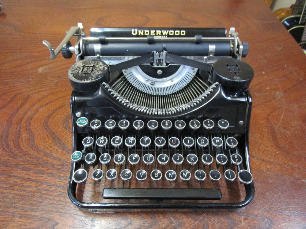UNDERWOOD PORTABLE 1935年 インクリボン アンティーク タイプライター(タイプライター)｜売買されたオークション情報
