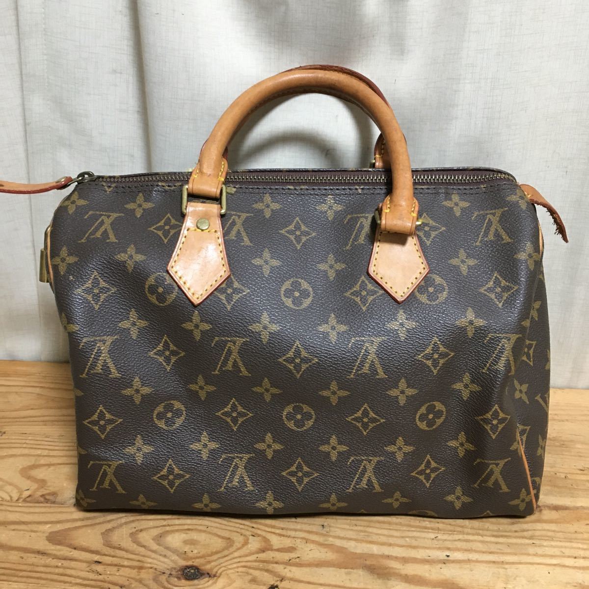 LOUIS VUITTON ルイ ヴィトン スピーディ30 モノグラム ハンドバッグ 