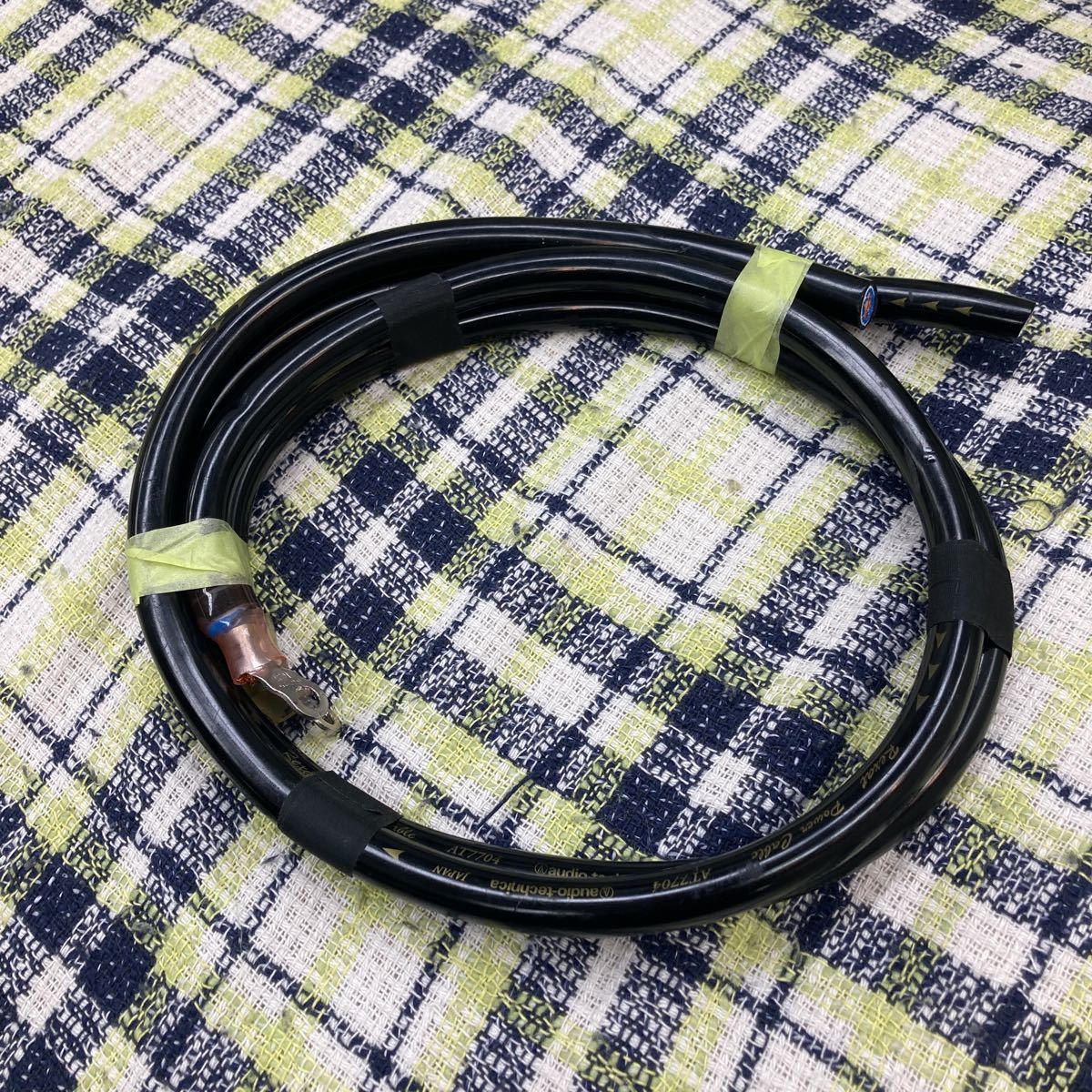 audio-technica 電源 パワーケーブル AT7704 1.2m 取り付けキット