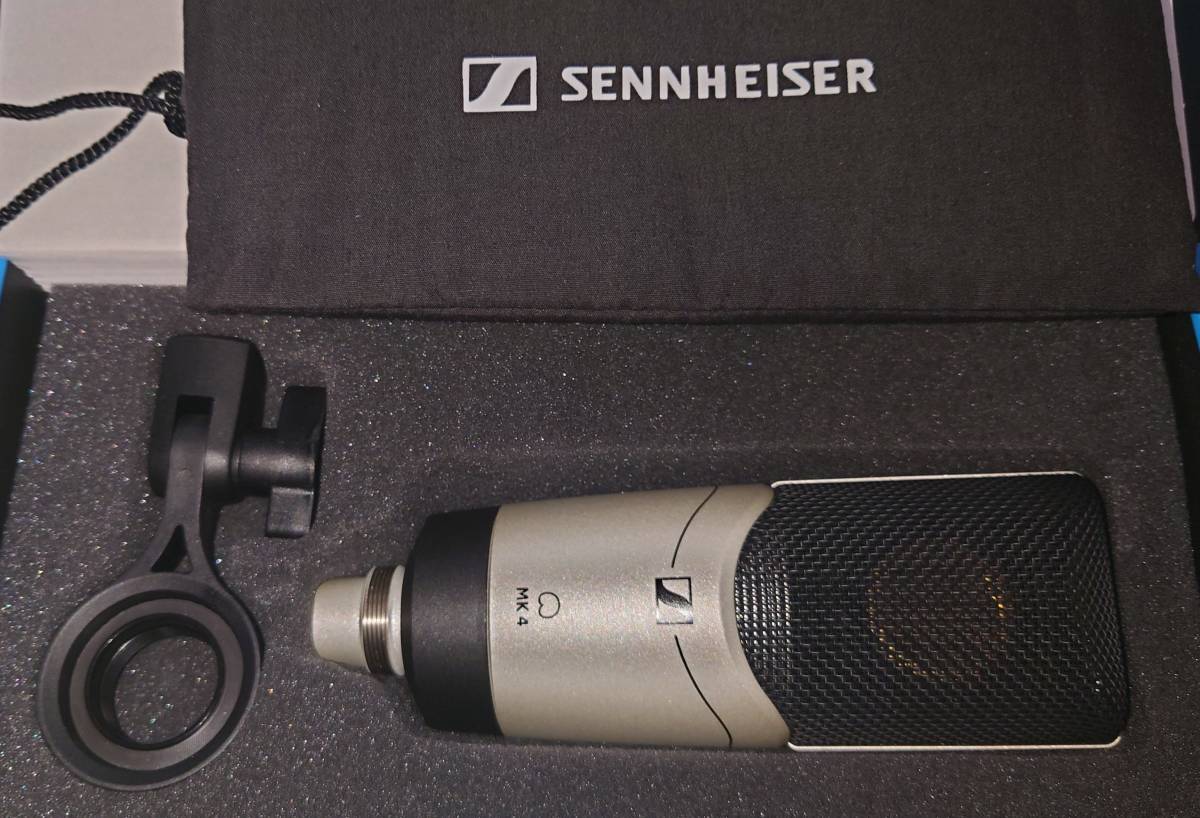 品質検査済 Sennheiser ゼンハイザー コンデンサーマイクMK4 新古品