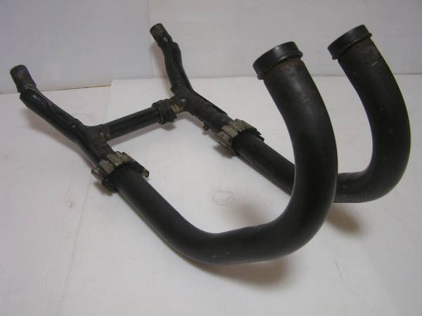 ☆V-MAX 純正エキパイ フロントバンク ブラック_1