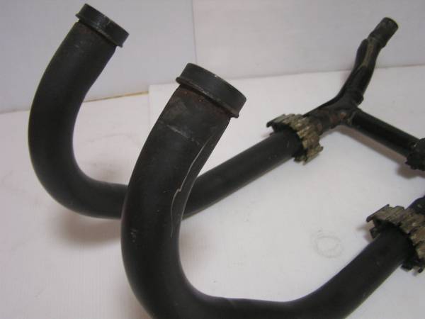 ☆V-MAX 純正エキパイ フロントバンク ブラック_3