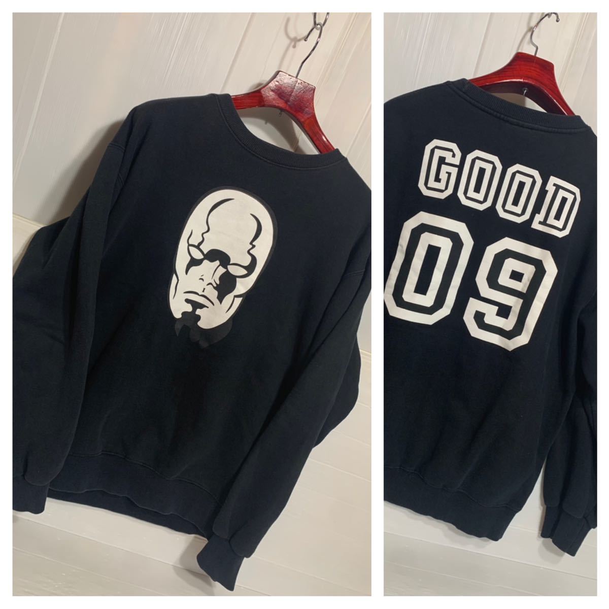 タグ付未使用 GOODENOUGH グッドイナフ ブランケット グレー 日本製 00s GOODENOUGH マグネット ジャケット グッドイナフ 藤原ヒロシ