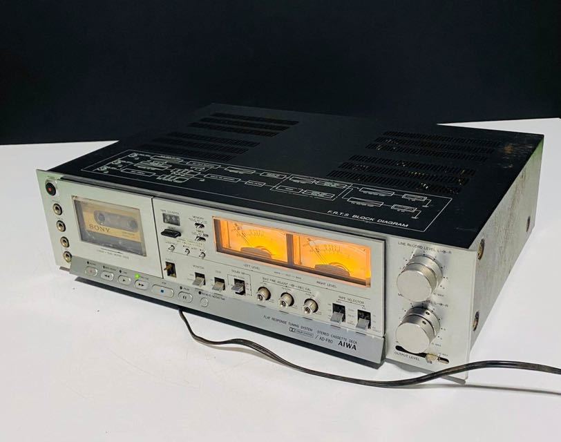 AIWA アイワ AD-F80 カセットデッキ 中古 品 AIWA AD-F80 カセット