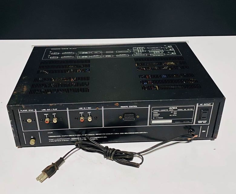 AIWA アイワ AD-F80 カセットデッキ 中古 品 AIWA AD-F80 カセット