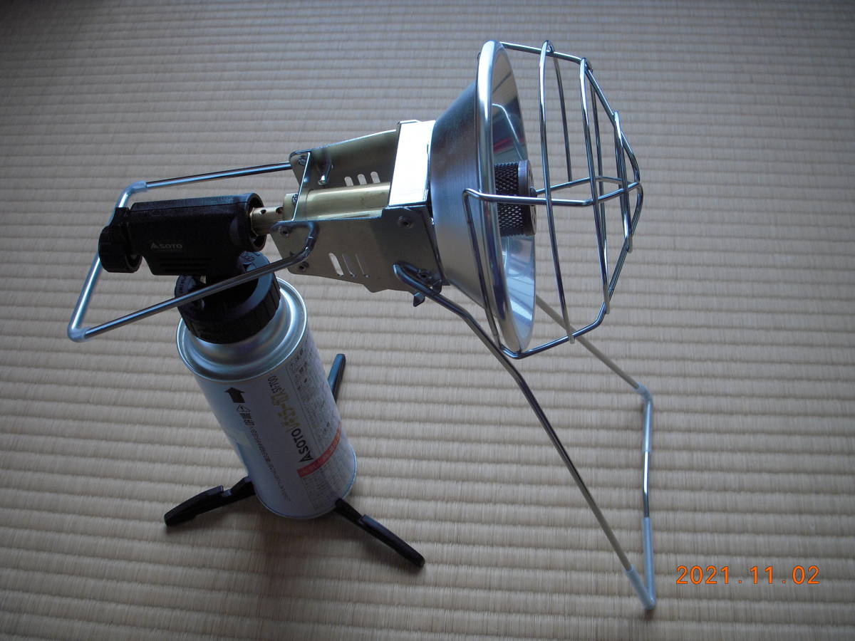 最終値下げ soto st-801 廃盤品 フィールドヒーターボンベセット ソト(SOTO) フィールドヒーターボンベセット ST-801 超優良 | 冬の