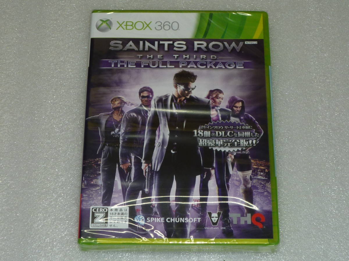 新品！XBOX360 セインツロウ ザ・サード フルパッケージ