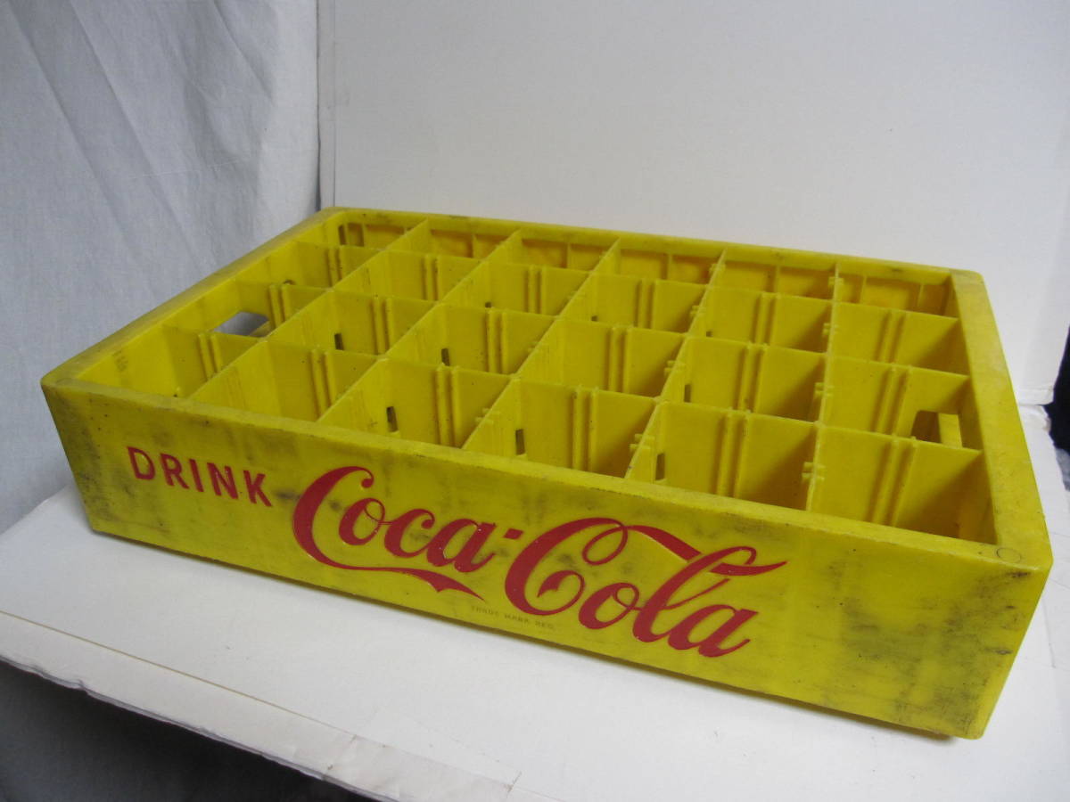 当時物 コカコーラ プラスチック ボトルケース レギュラー瓶24本用 