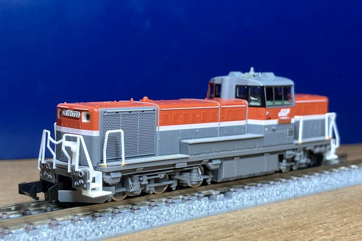 TOMIX 2223 JR DE10 1000形ディーゼル機関車(JR貨物新更新車) 軽加工品