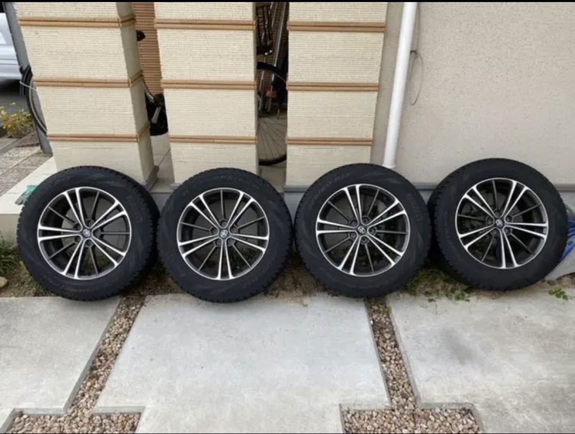車 スバル 純正 アルミホイールセット17インチ スタッドレス 225/60R17