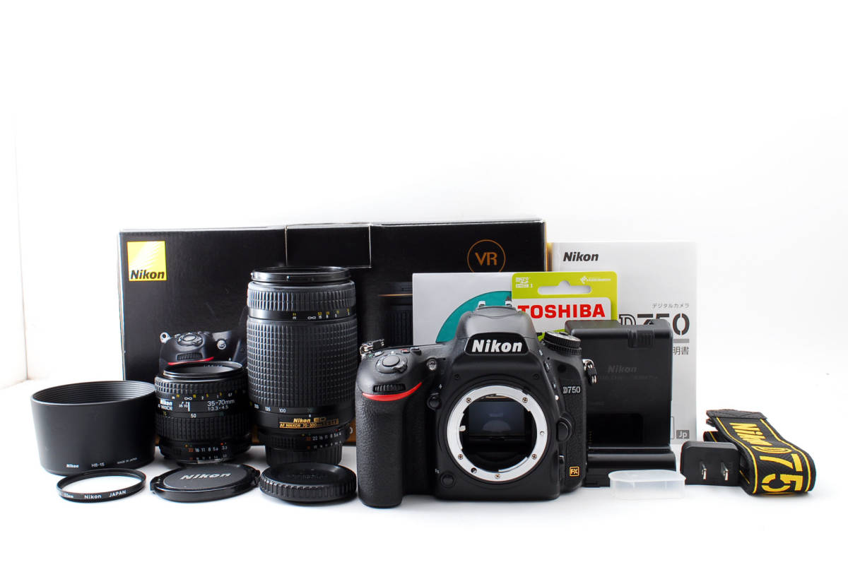 ◇美品＆スマホ転送◇ニコン D750 レンズセット Nikon - 美品