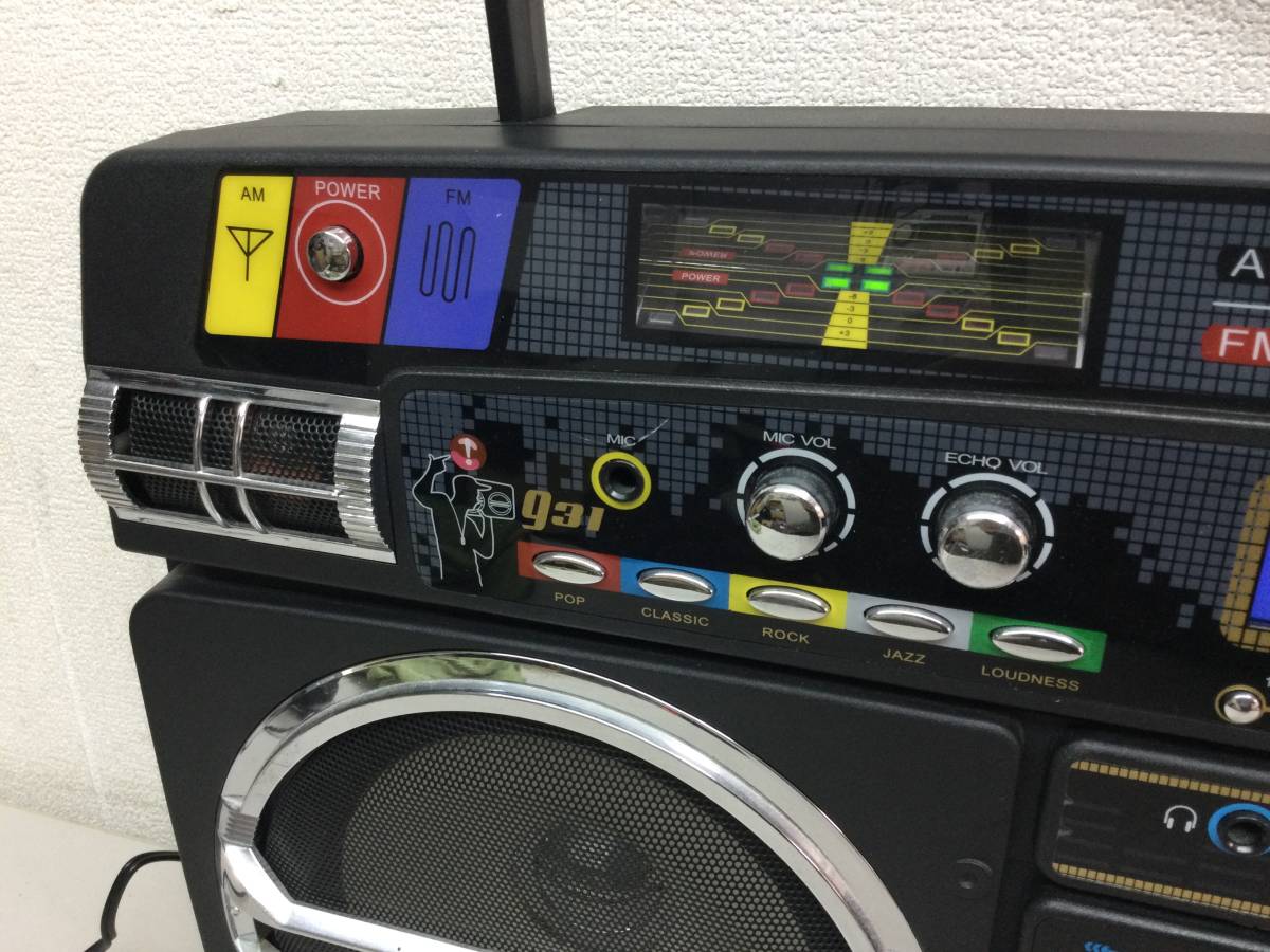 ラソニック LASONIC ラジカセ i-931 LASONiC TRC-931 BOOMBOX ジャンク 