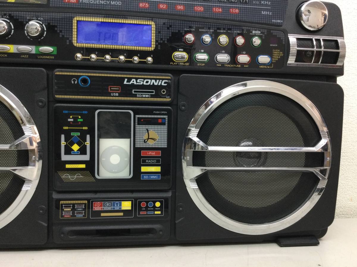 ラソニック LASONIC ラジカセ i-931 LASONiC TRC-931 BOOMBOX ジャンク 