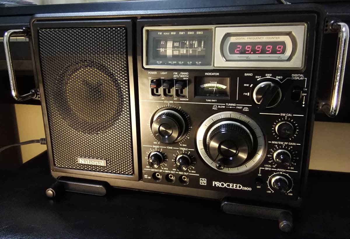 ナショナル RF-2800 ワイドFM対応 プロシード BCLラジオ