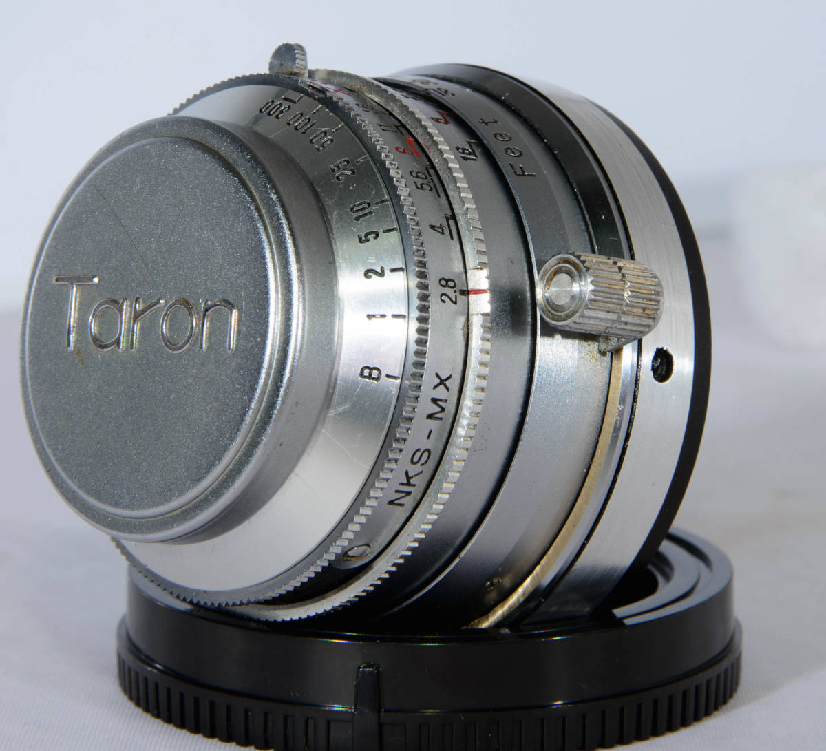 TARON 35の富岡光学製レンズユニット Tomioka LAUSAR 1:2.8 f=45mm をNEXマウントに移植　【改造レンズ】