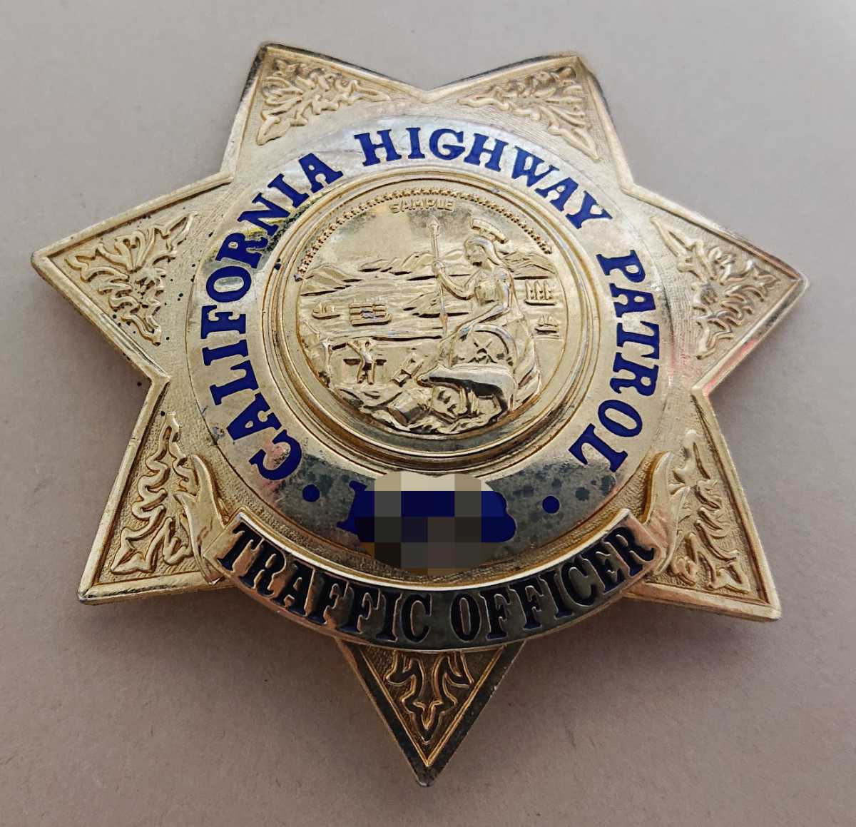 ポリスバッジ カリフォルニア ハイウェイパトロールCHP TRAFFIC