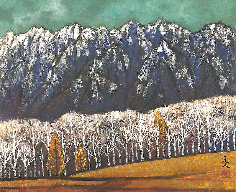 【GLC】杉原元人 「風景」 日本画6号 日展参与 勲四等瑞宝章 文部大臣賞 Yahoo!オークション 真作WISH杉原元人「榛名湖」日本画 6号 真作WISH杉原元人 (日本画)の落札相場 天皇陛下作品