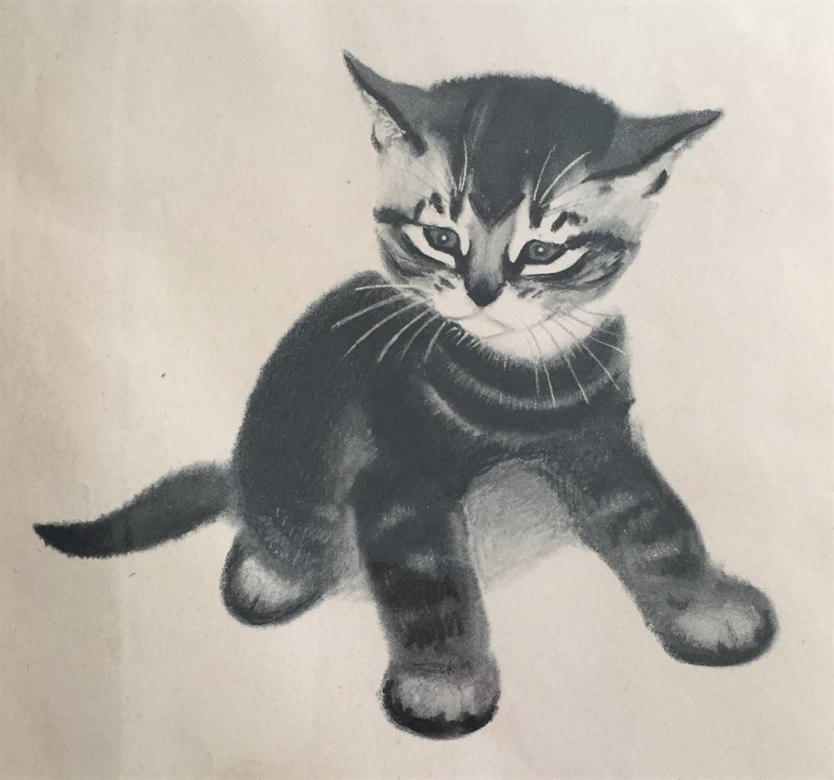 ◇ビンテージCATS Clare Turlay Newberry額入 ポスター 1943年 クレア 