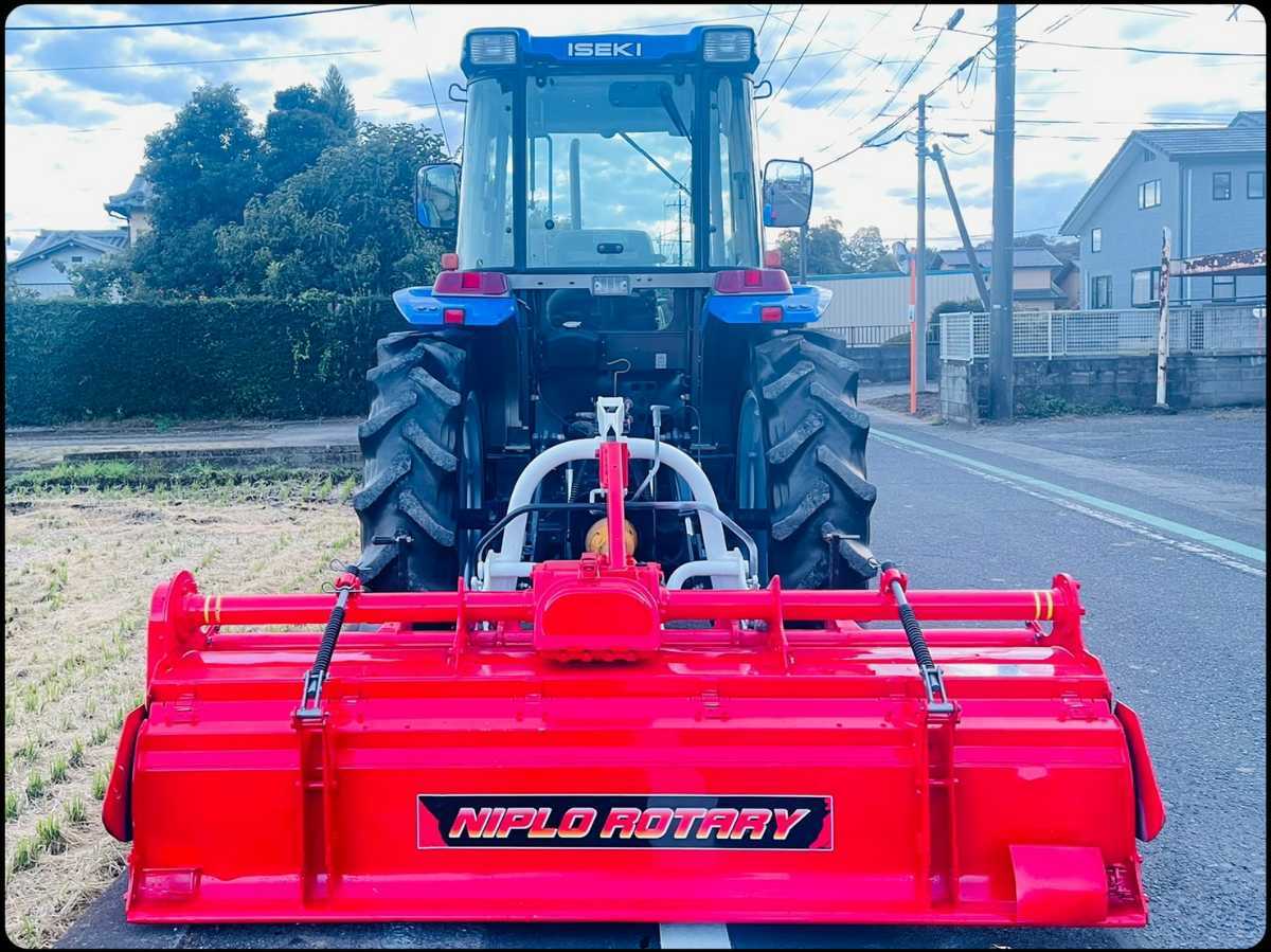 イセキトラクターT.Japan85*710アワー*85馬力*エアコンキャビン*ニプロロータリー付き*4WD_5
