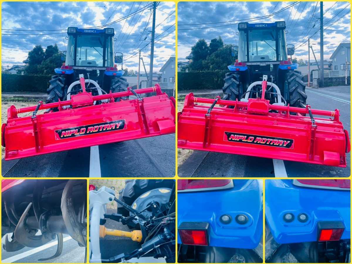 イセキトラクターT.Japan85*710アワー*85馬力*エアコンキャビン*ニプロロータリー付き*4WD_7