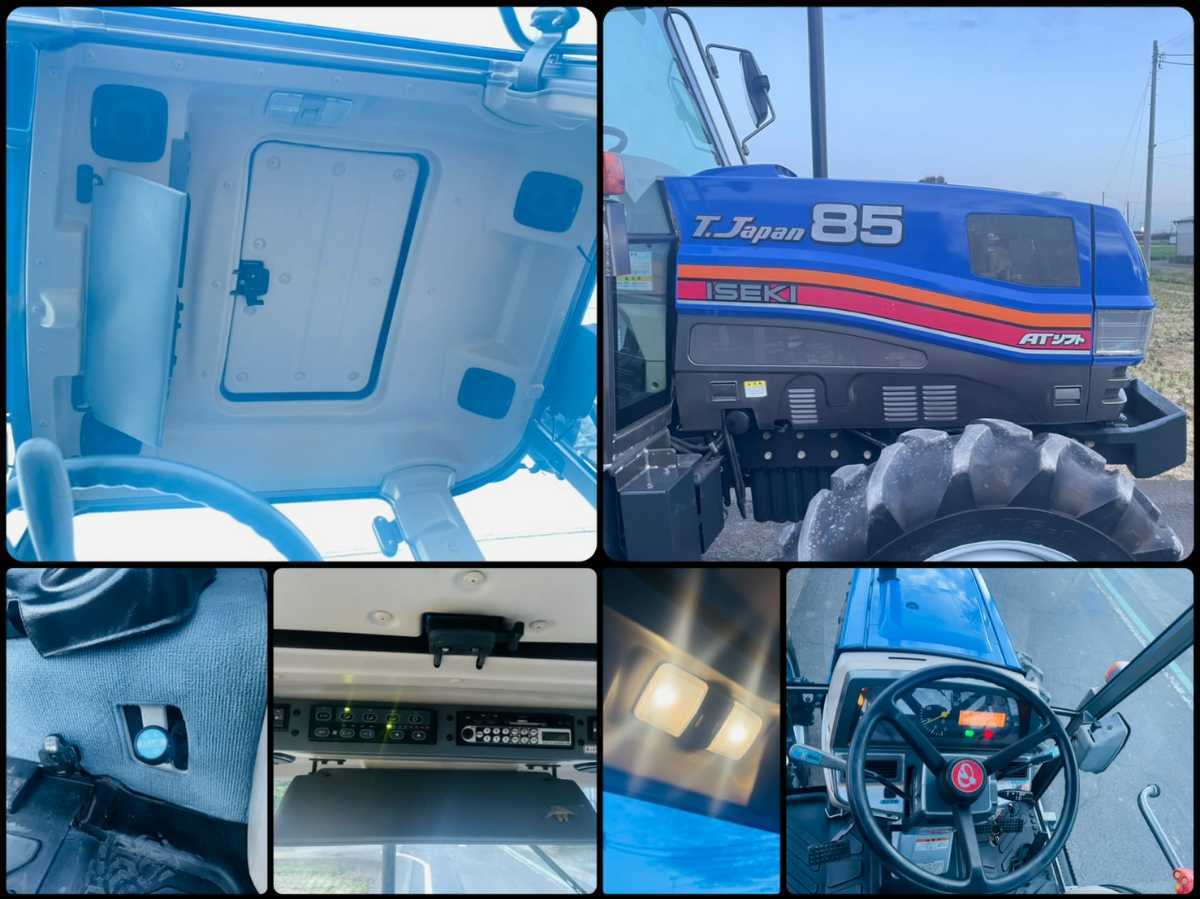 イセキトラクターT.Japan85*710アワー*85馬力*エアコンキャビン*ニプロロータリー付き*4WD_9