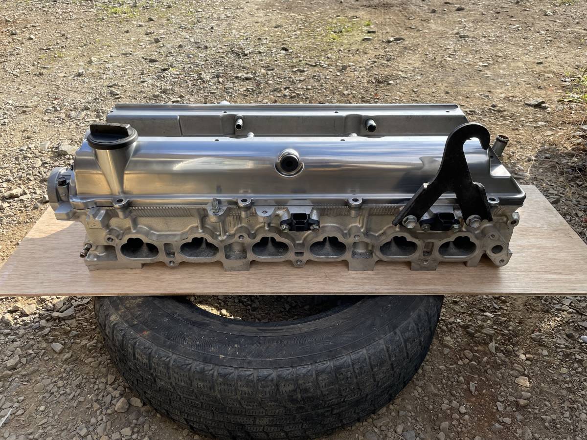 2JZ vvt-i無し シリンダーヘッド JZA80 JZS14 カムカバー鏡面加工 