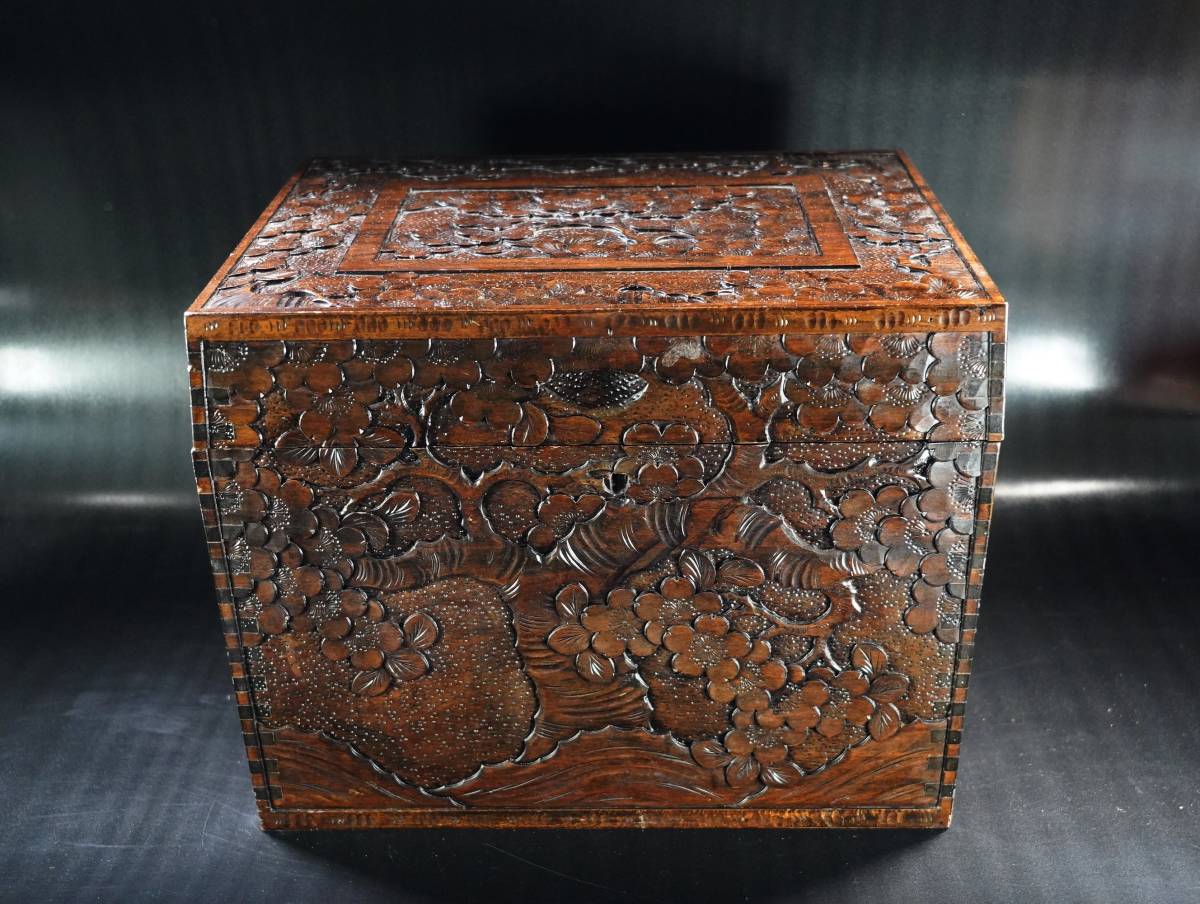 軽井沢彫り 工芸品 軽井沢彫 伝統工芸 小物入れ ティッシュケース