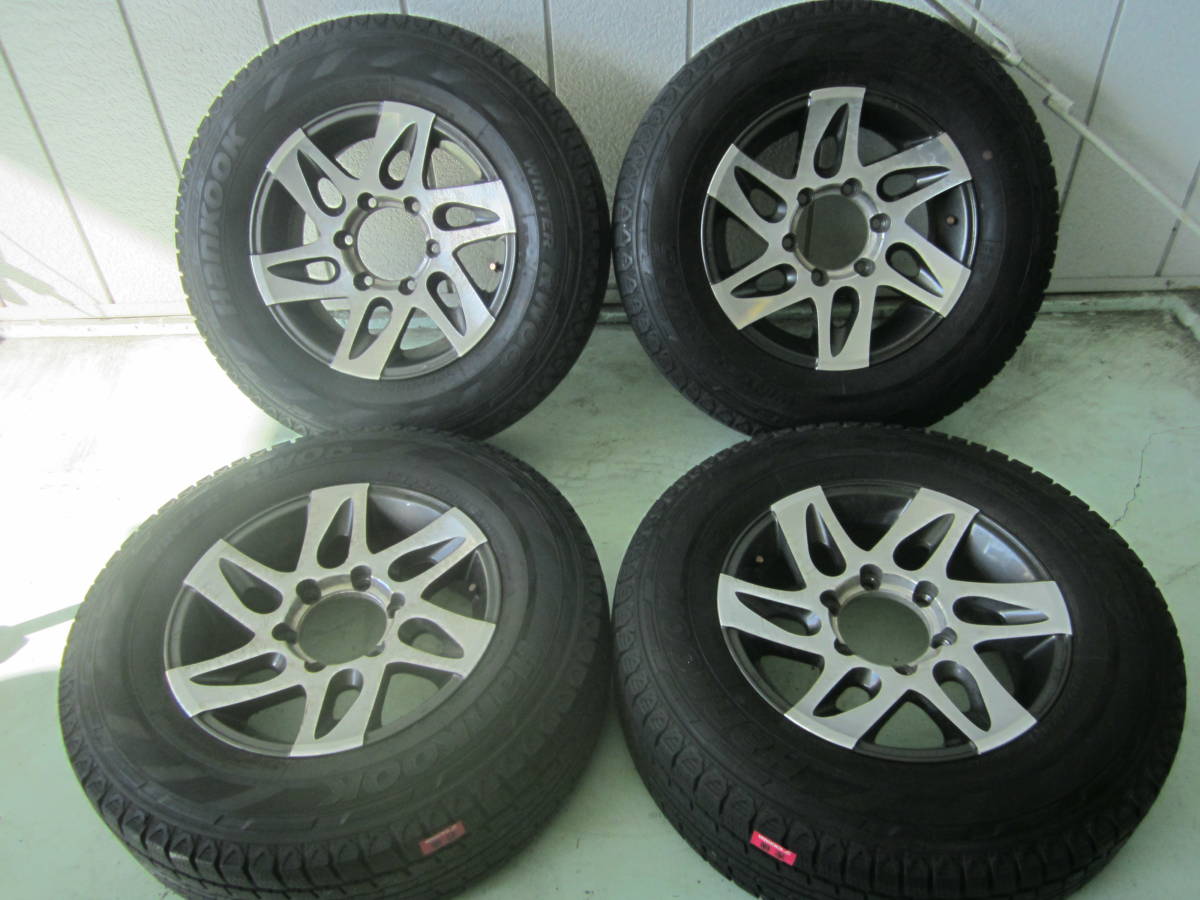 【人気SALE，100%新品】 ハイエース 社外アルミ Made in JAPAN 195/80R15 2012年製ハンコックスタッドレスタイヤセット4本セット(15インチ)｜売買されたオークション情報、yahooの商品情報をアーカイブ公開 - オークファン その他