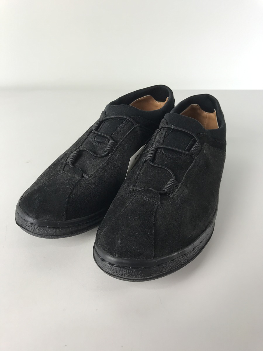 MANEBU◆ローカットスニーカー/40/BLK/スウェード
