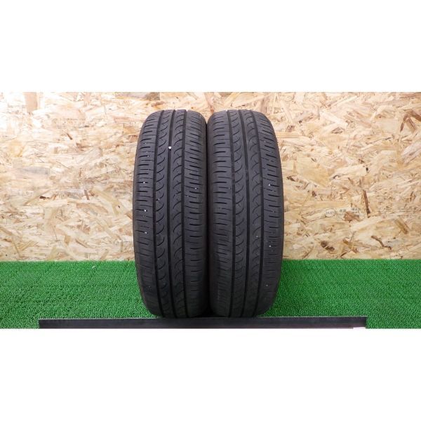 YOKOHAMA/ヨコハマ BluEarth 175/65R15 84S 日本製 2本SET／2020年製 7.5分山 オンロードタイヤ／中古 特筆すべき損傷なし／島田市手渡し可