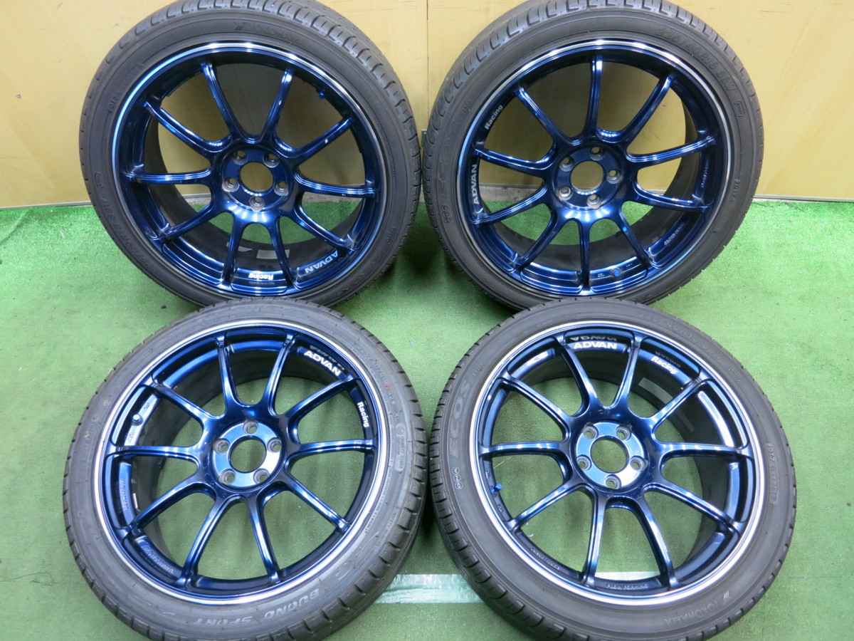 バリ溝！20年！ほぼ10分☆225/40R18 ADVAN Racing RZII アドバン  