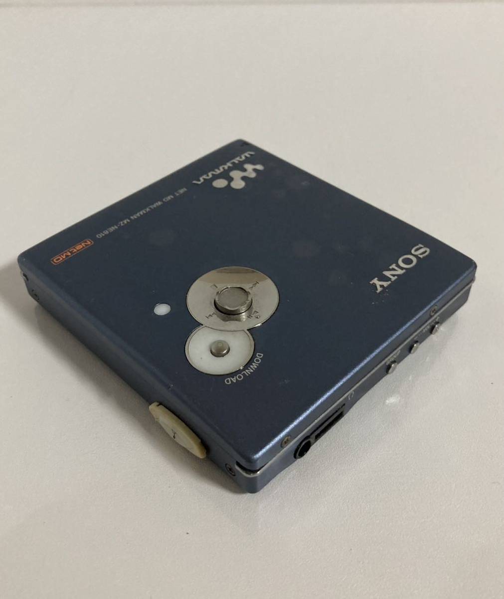 SONY MZ-NE810 ソニー NET MD ウォークマン ブルー 動作◯ リモコン
