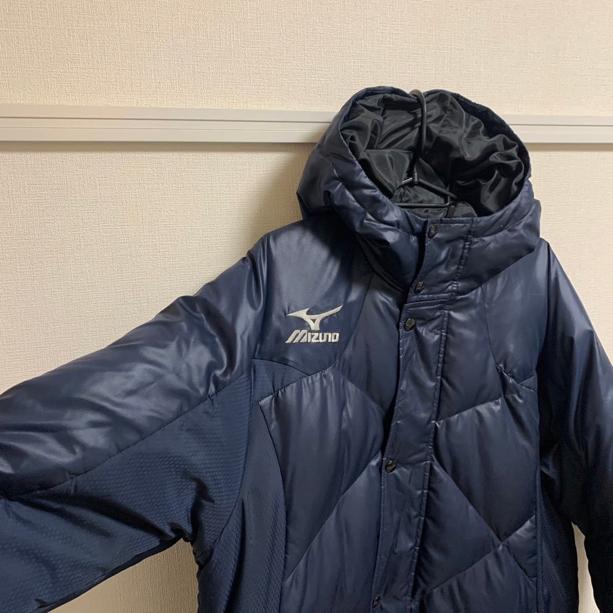 MIZUNO ロングダウンコート ベンチコート ダウン80%】○ MIZUNO MIZUNO ロングダウンコート ベンチコート ダウン80%】○ MIZUNO