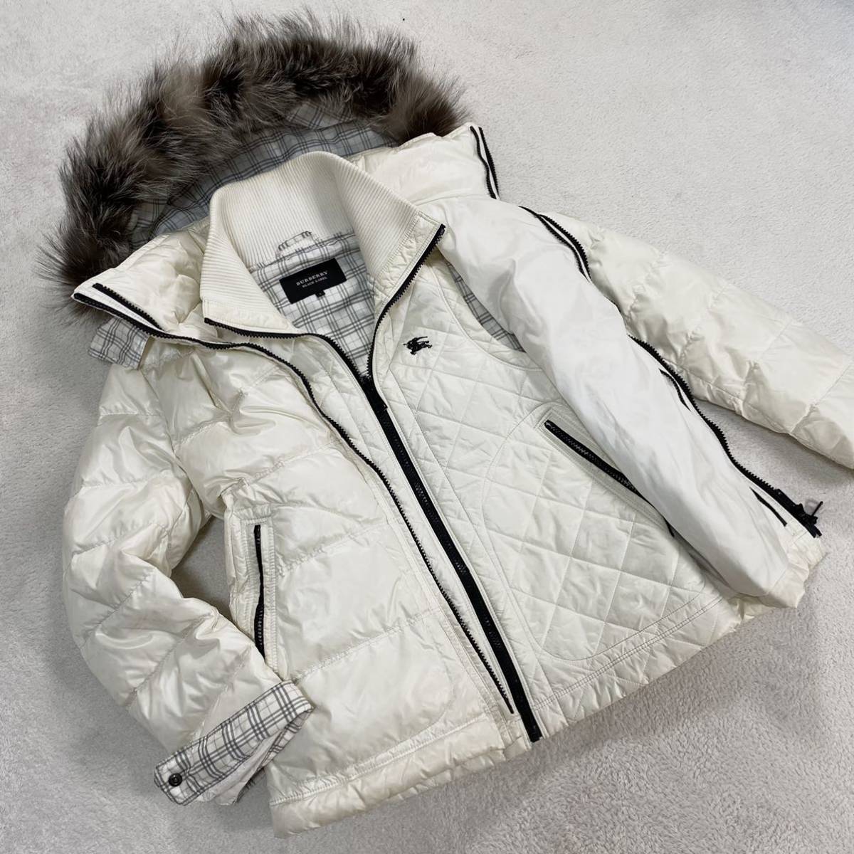 希少！ BURBERRY BLACK LABEL バーバリーブラックレーベル ダウン 